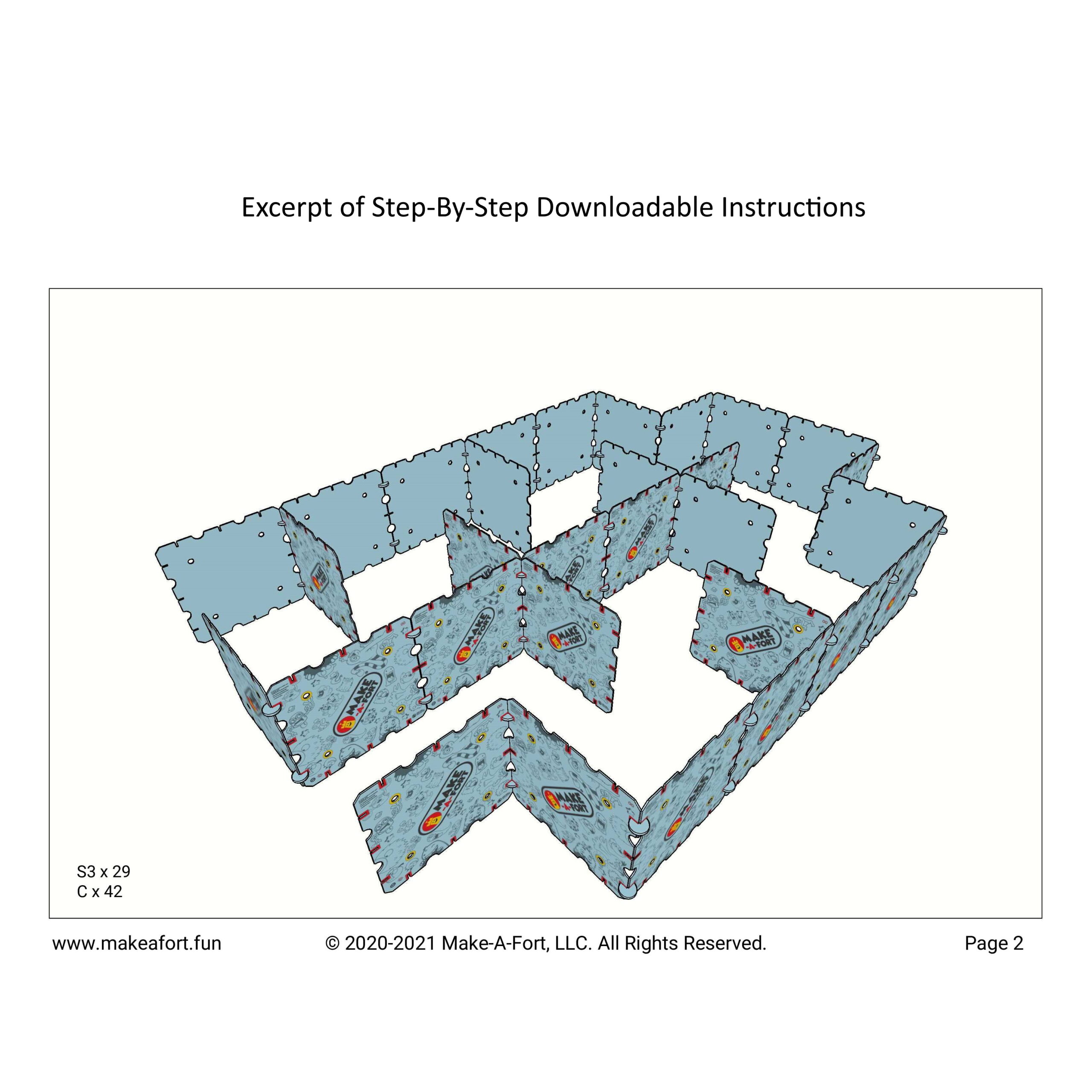 Excerpt from Fun Maze X3 project instructions