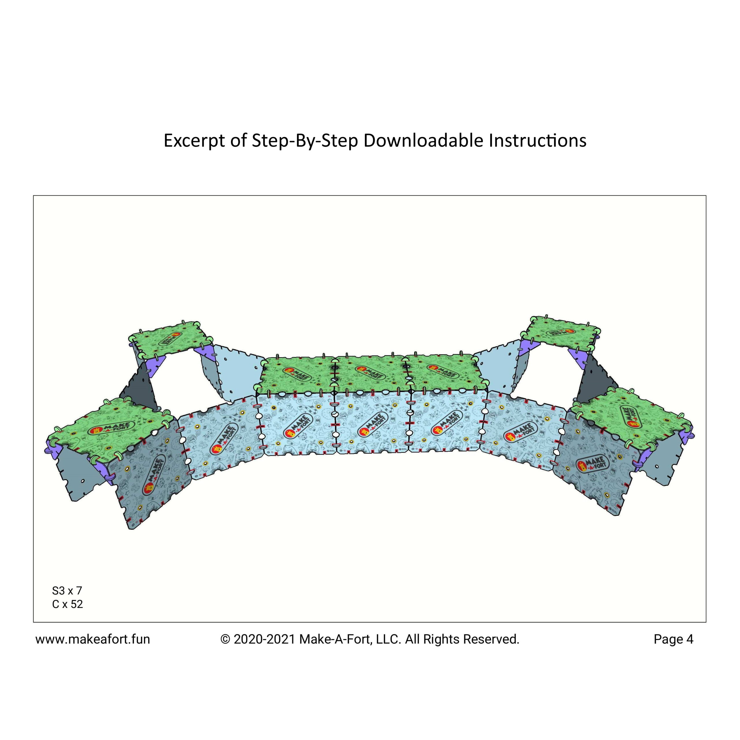 Excerpt from Hexagloo X2 project instructions