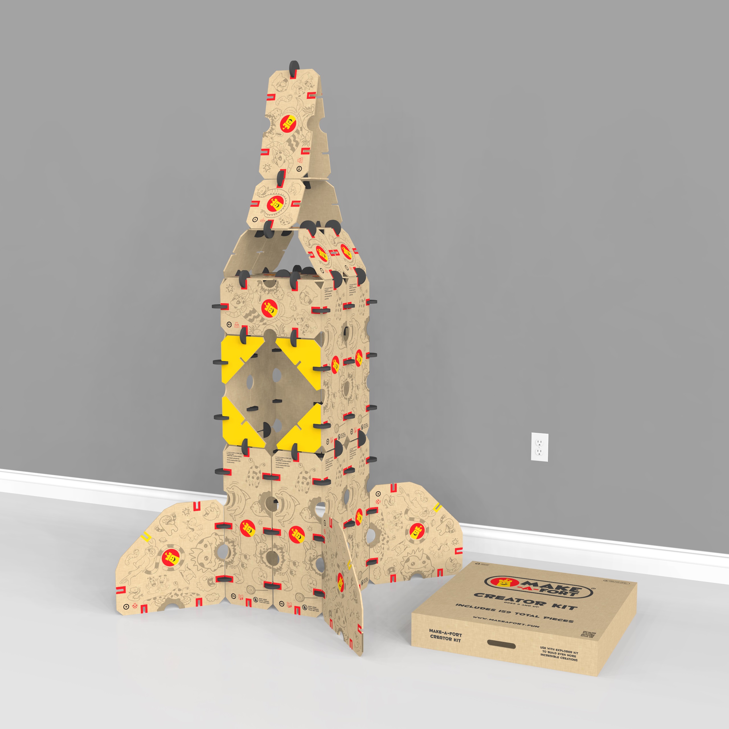 Build a cardboard rocket